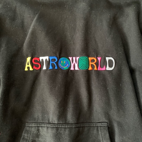 TRAVIS SCOTT ASTROWORLD HOODIE! 🌎⭐️🎤🔥 - Picture 2 of 4